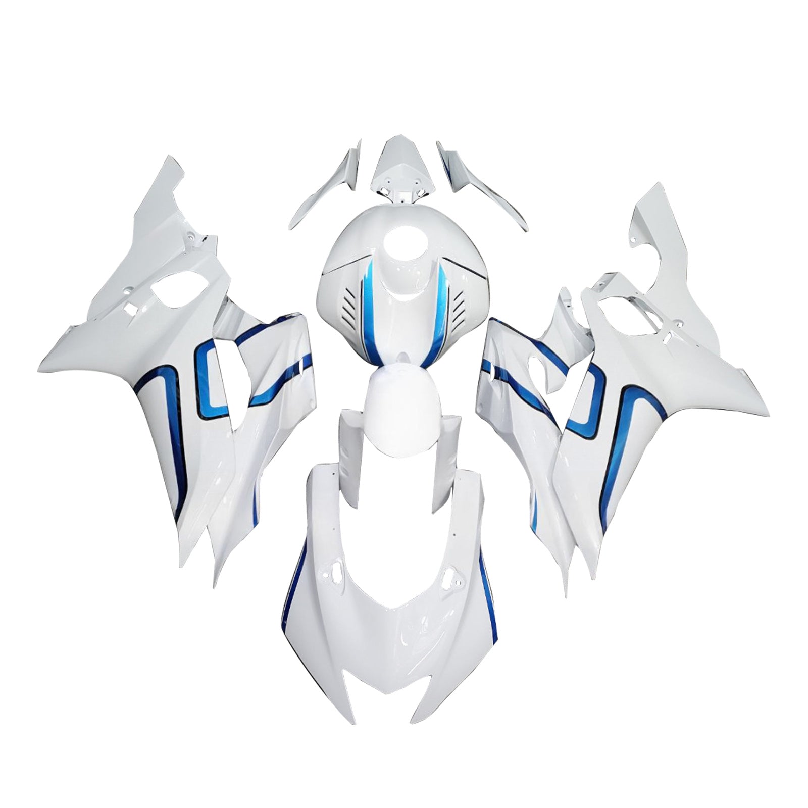 Injection Fairing Kit Bodywork Plastic ABS fit For Yamaha YZF-R6 2017-2023