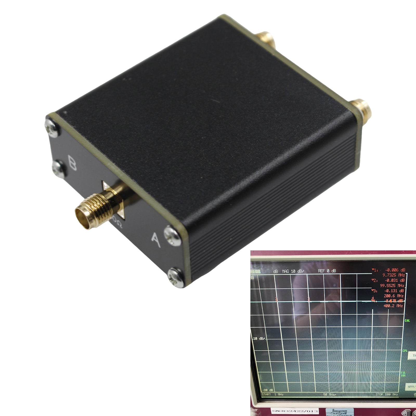 Commutateur d'antenne 1 à 2 10W, commutateur RF, commutateur haute fréquence, commutateur manuel