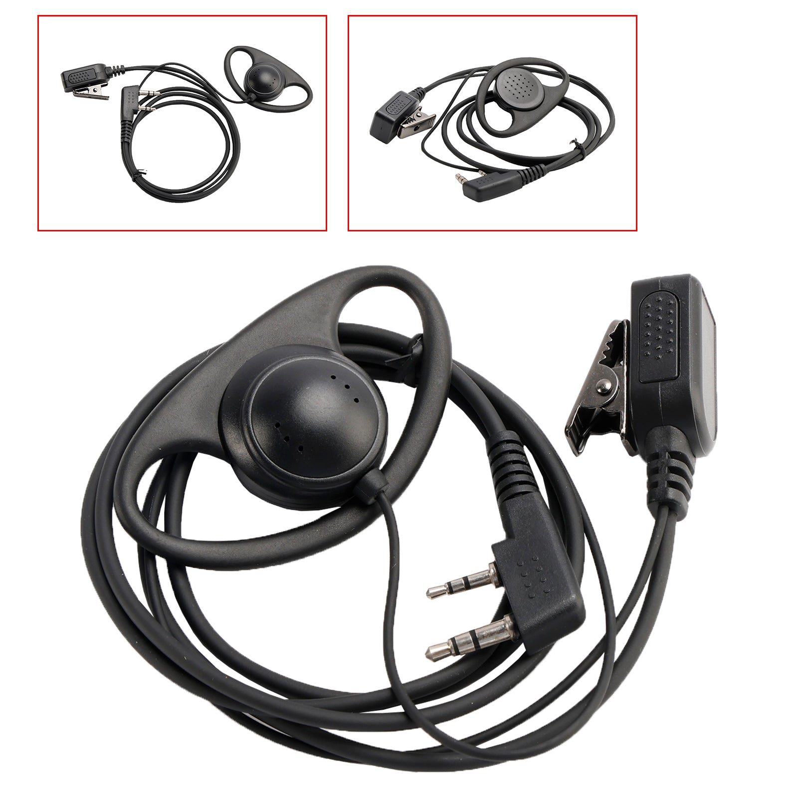 K-326-D Oorhaak-headset voor TK-220 TH-F6 RPV516A KG-UVD1P TG-2AT PX-666 UV-5RB