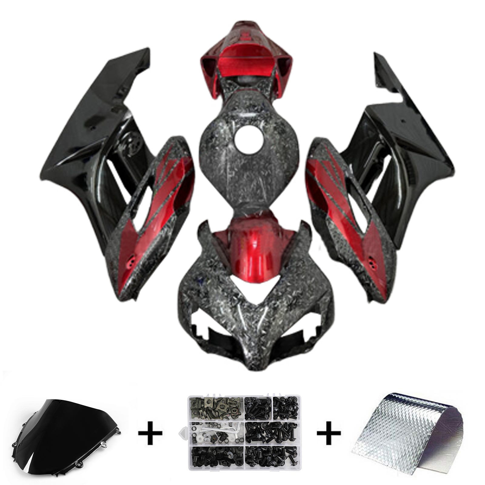 Injektionssats Kit Kroppsarbetet Plastiskt ABS för Honda CBR1000RR 2004-2005