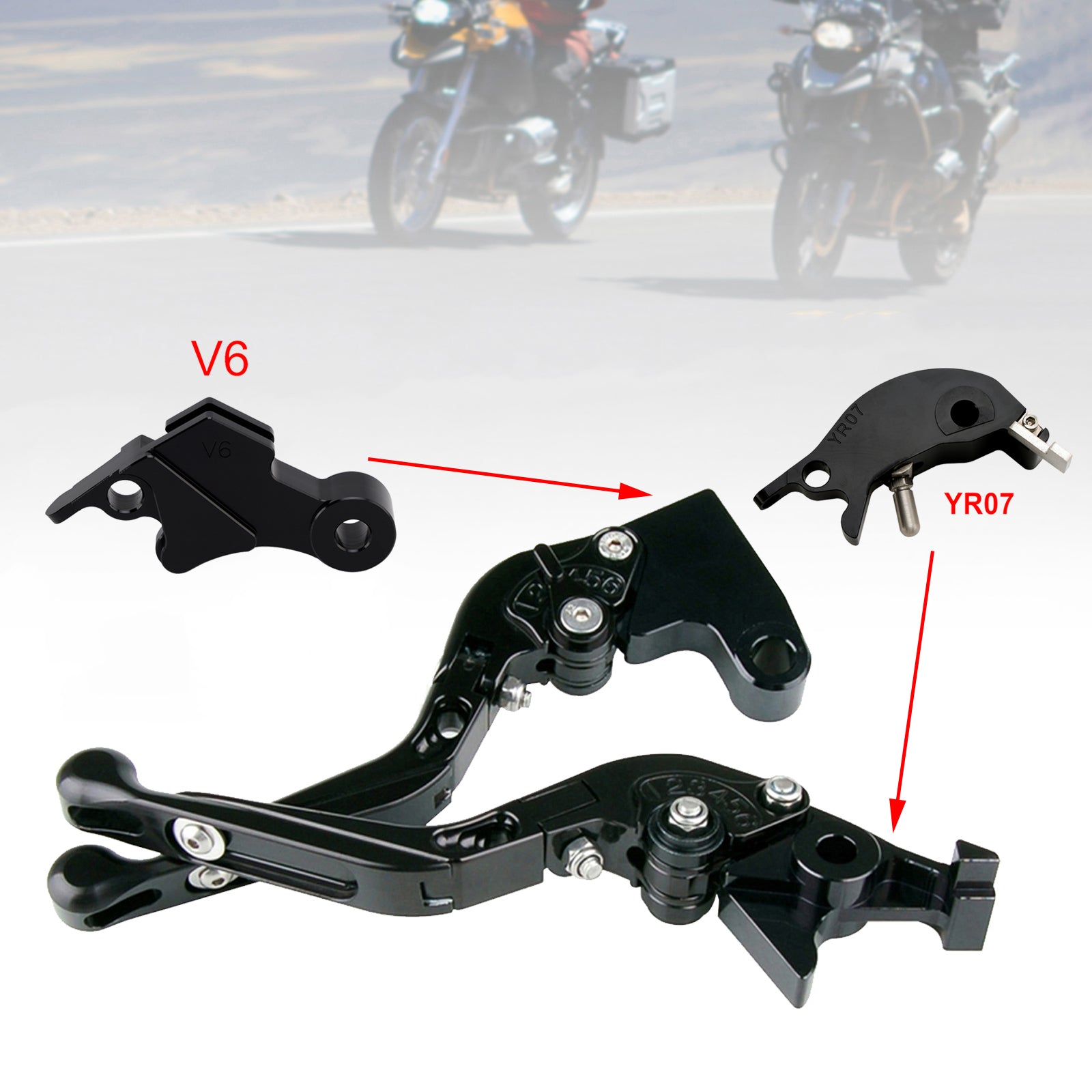 Adjustable Clutch Brake Lever fit for YAMAHA XSR900 XSR900GP MT-09 MT-09SP 24-25