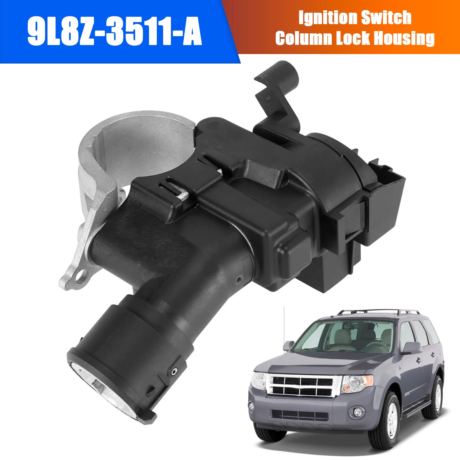 2008-2010 Mercury Mariner Ignition Switch Colonne Colonne Lock Habilage 9L8Z-3511-A 989-01 ZZDB66160