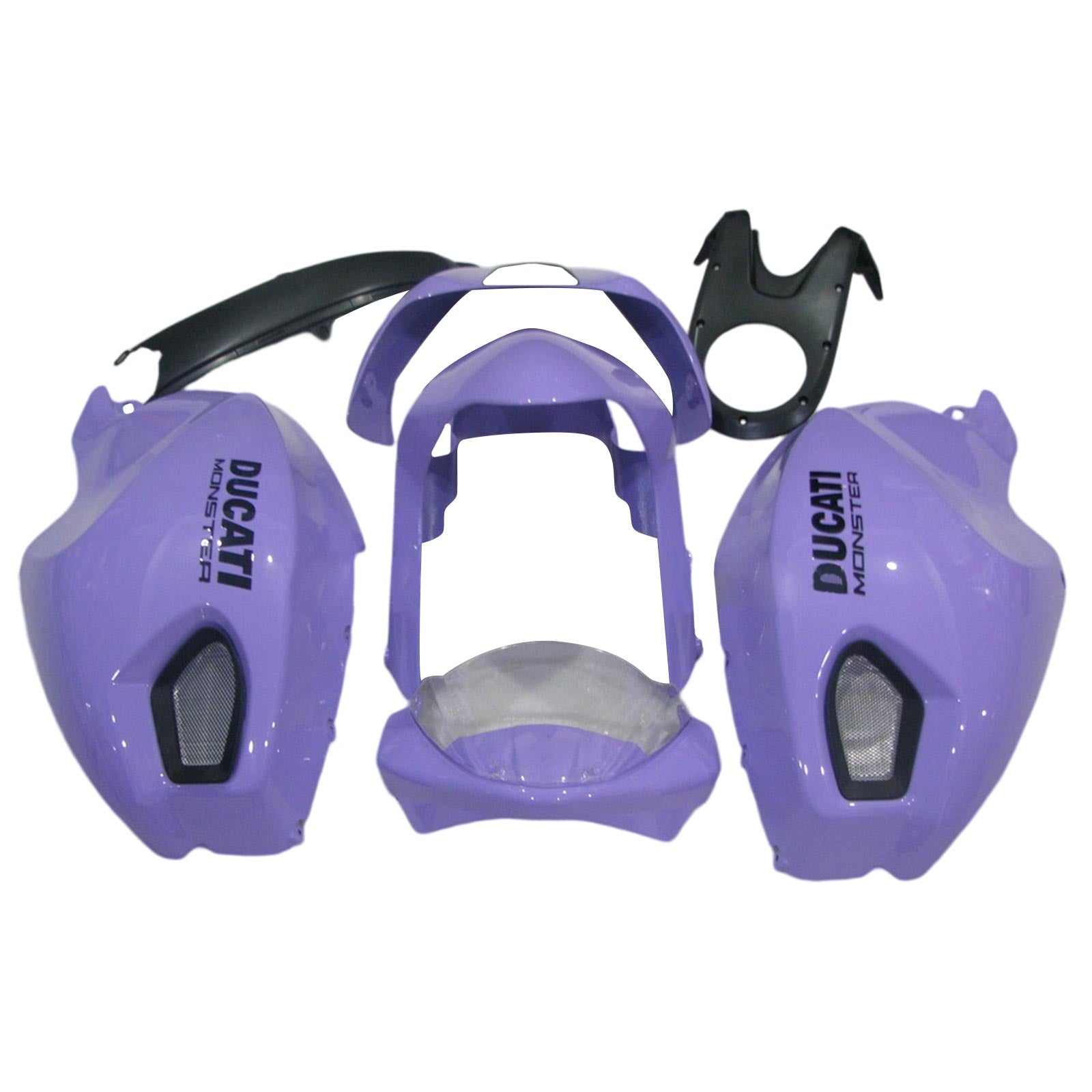 Alle årene Ducati Monster 696 796 1100 S Evo Fairing Kit karosseri