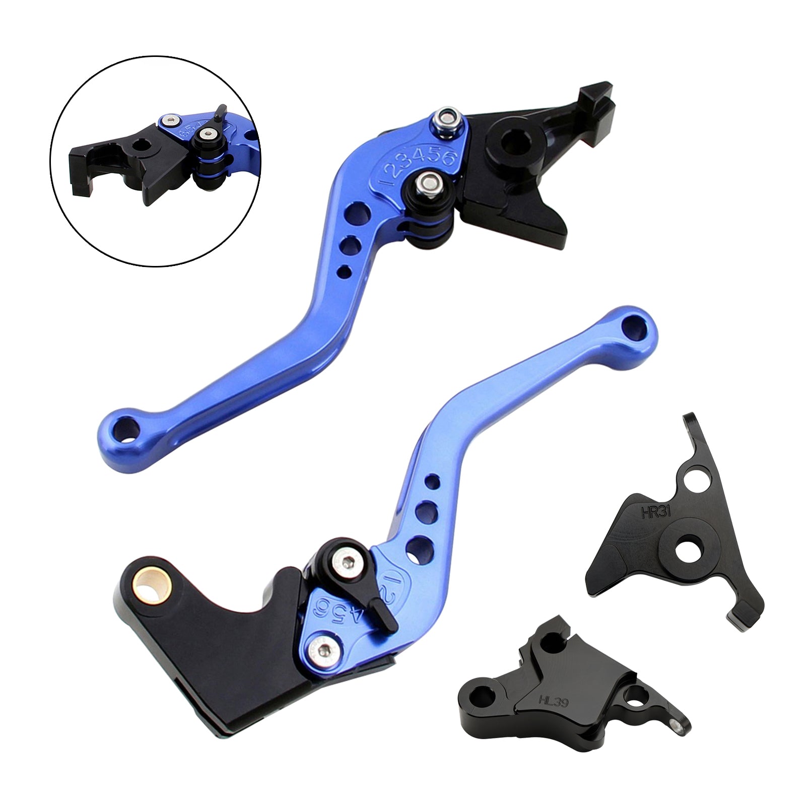 Nouveau levier de frein d'embrayage court adapté pour CFMOTO 450SS 450SR 21-23 450NK 23-24