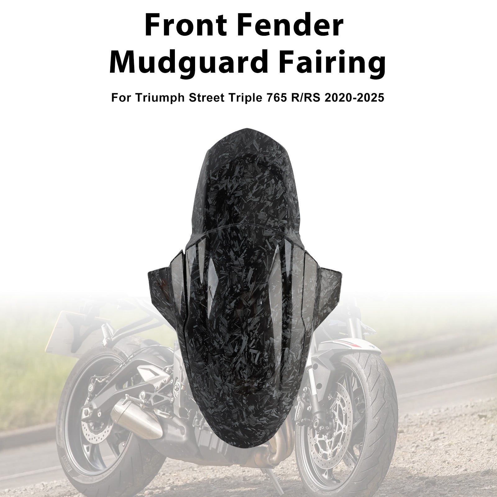 Carénage de garde-boue avant Street Triple 765 R RS 2020-2025