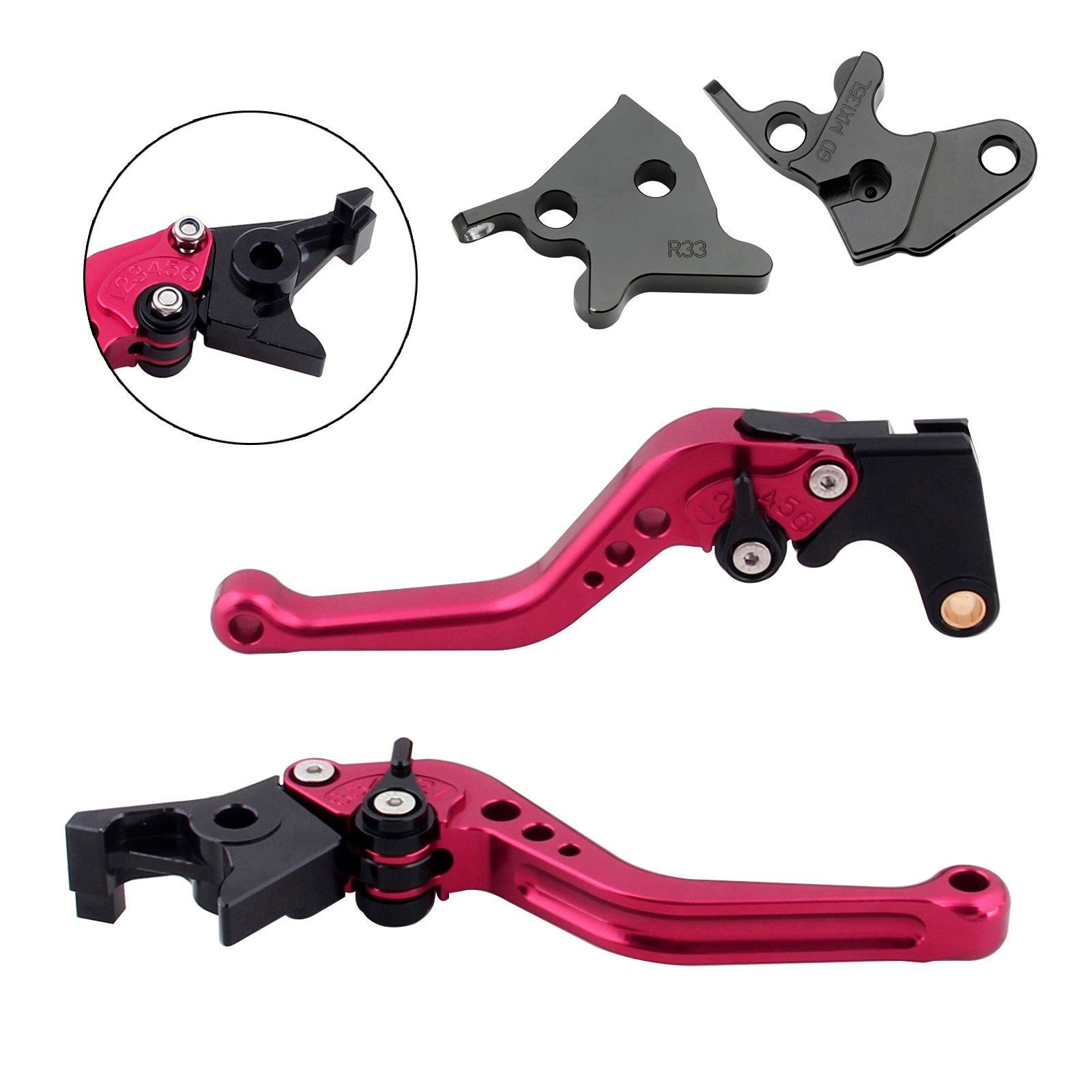 2005-2014 Yamaha YBR125 Ny kort clutchbremsespak