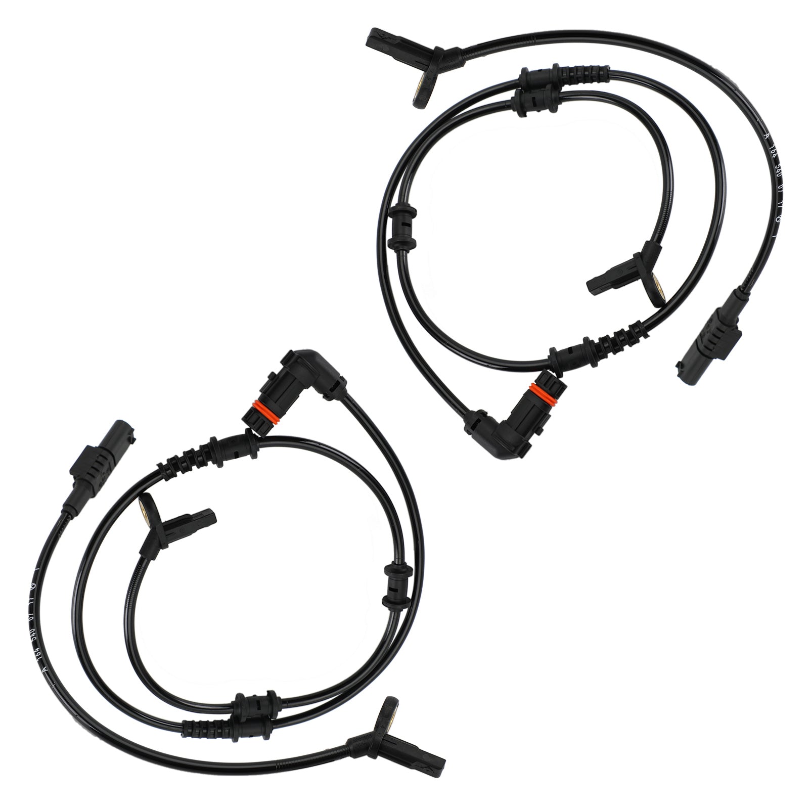 Juego de 4 sensores de velocidad ABS delanteros y traseros para Mercedes-Benz W164 ML350 ML320