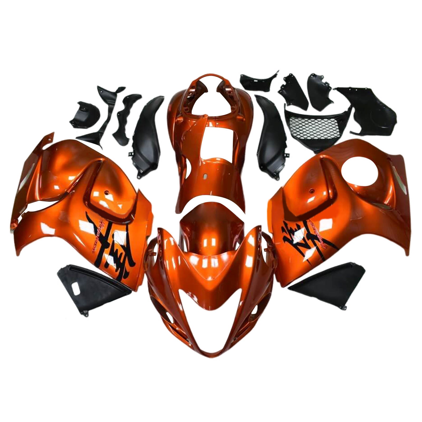 2008-2020 Suzuki Hayabusa GSX1300R Injektionsmässa kit Bodywork Plastic ABS