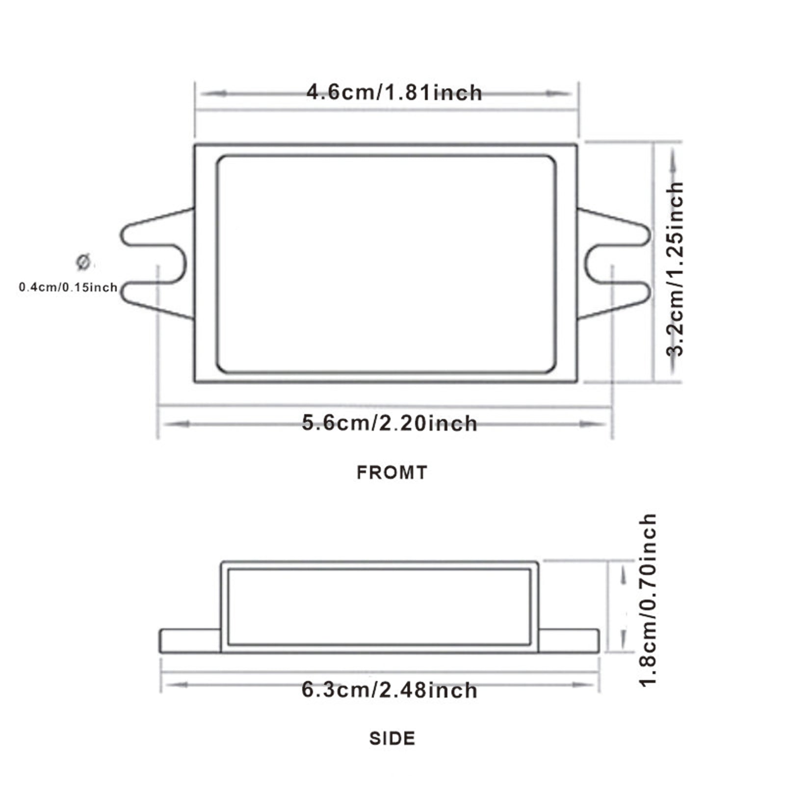 Régulateur d'alimentation du convertisseur DC/DC imperméable 1A.
