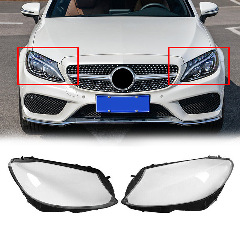 2015+ W205 C180 C200 C300 Linker Koplampkap Koplamp Lens Lenzen generiek