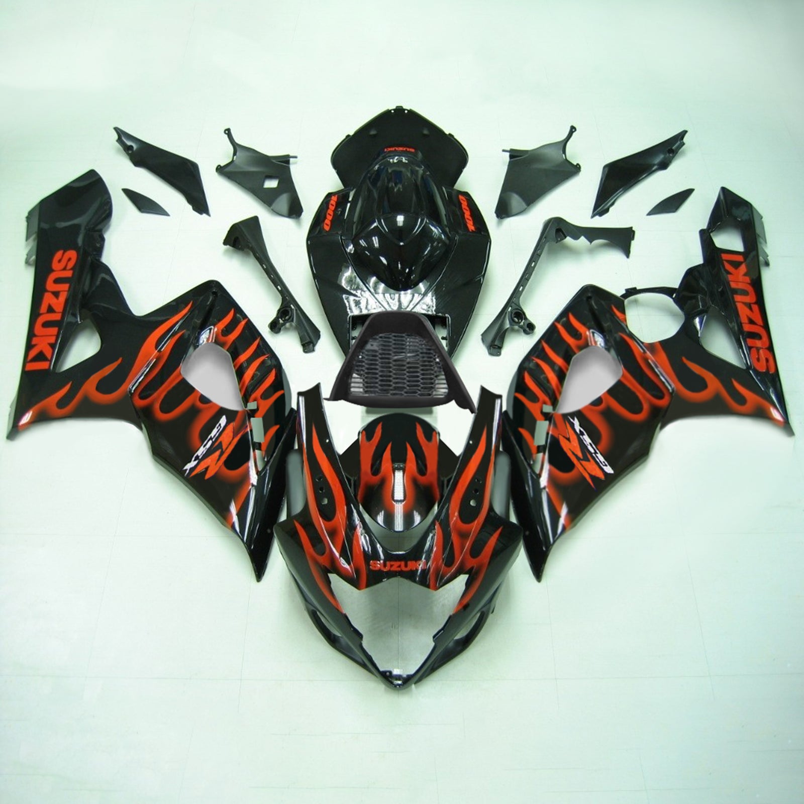 2005-2006 Suzuki GSXR1000 K5 Kit de carenagem de injeção de AMOTOPT KIT BODYWORK ABS #156