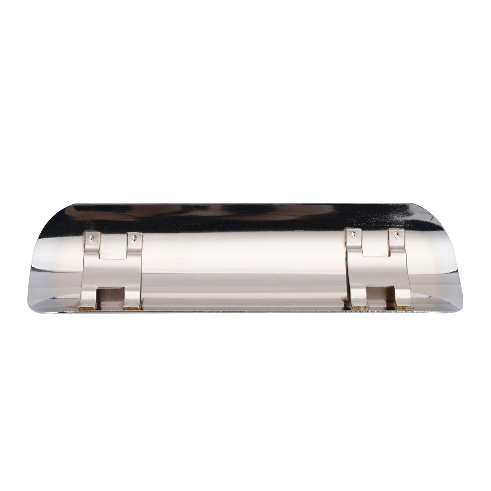 Oceľový výfukový tlmič potrubie Teplo deflektor chróm pre motocykel Secootter zatemnený