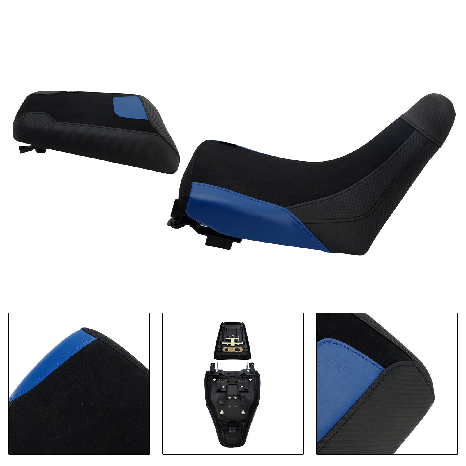 Front&Rear Raider Cushion Kit Lower Fit Blue For Suzuki V-Strom Dl1050 23-25