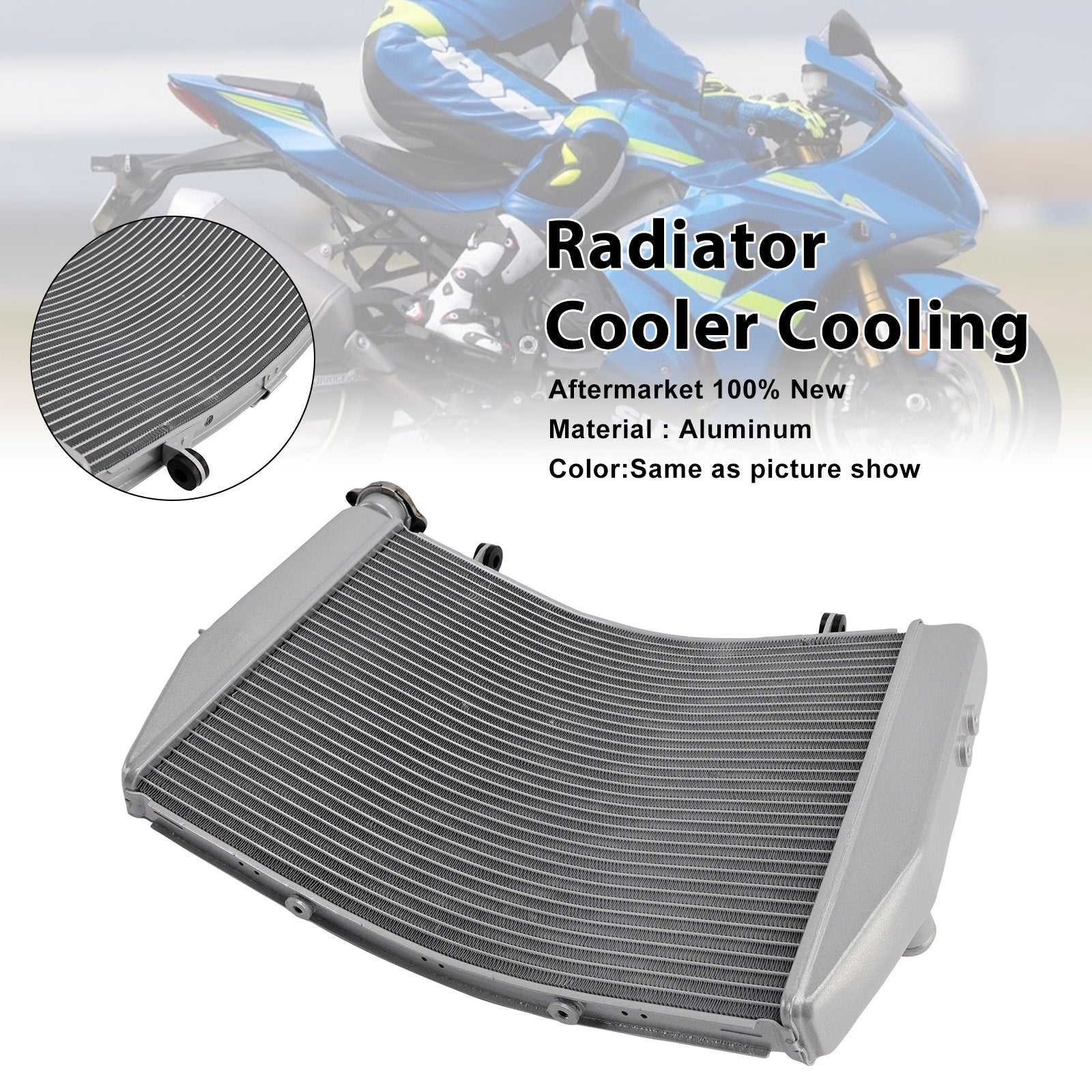 Radiator Cooling Engine Cooler For Suzuki GSXR1000 GSXR1000R 2017-2025