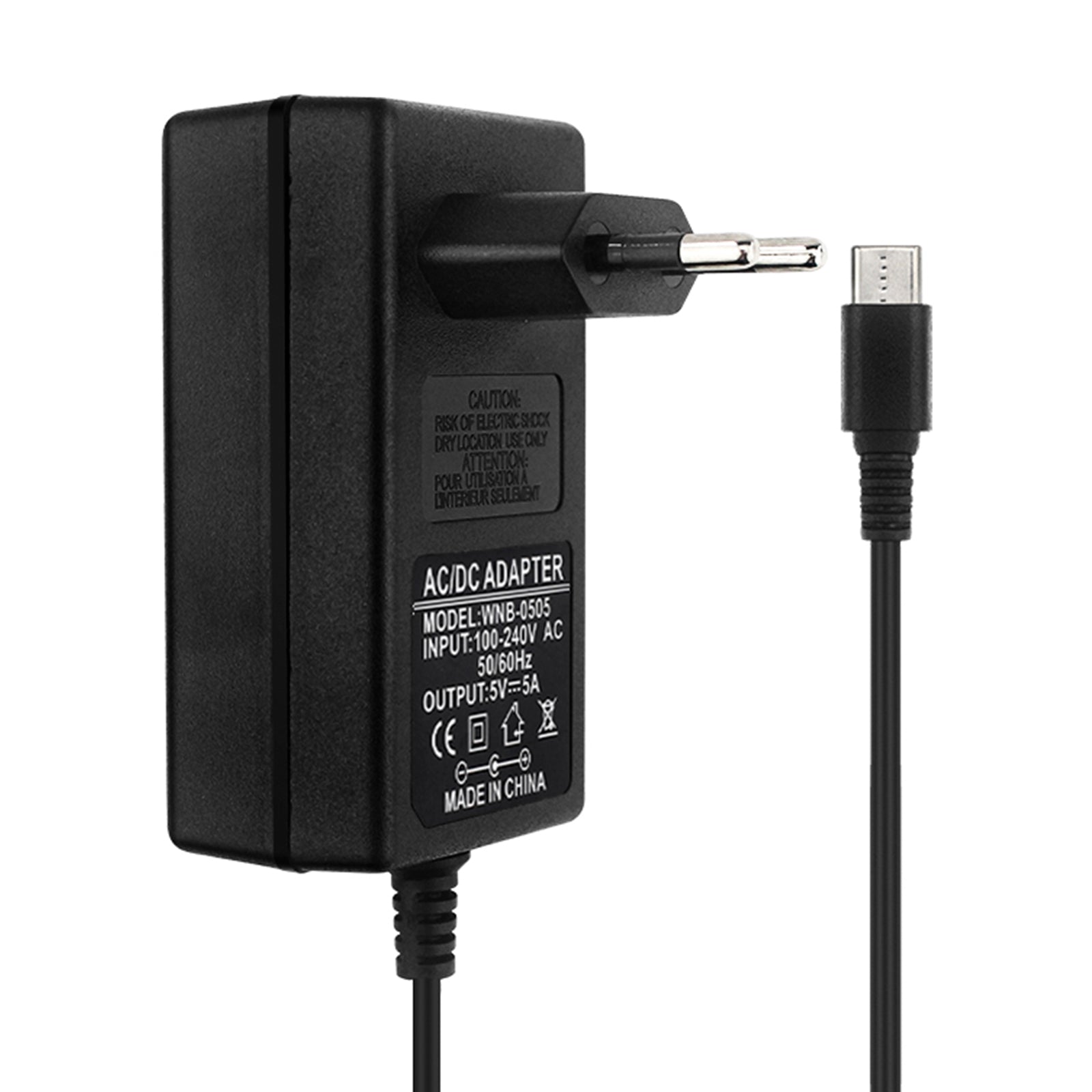 Adaptador de corriente Orange Pi 5Pro tipo C 5V5A, fuente de alimentación adecuada para enchufe europeo OrangePi 5MAX/CM5