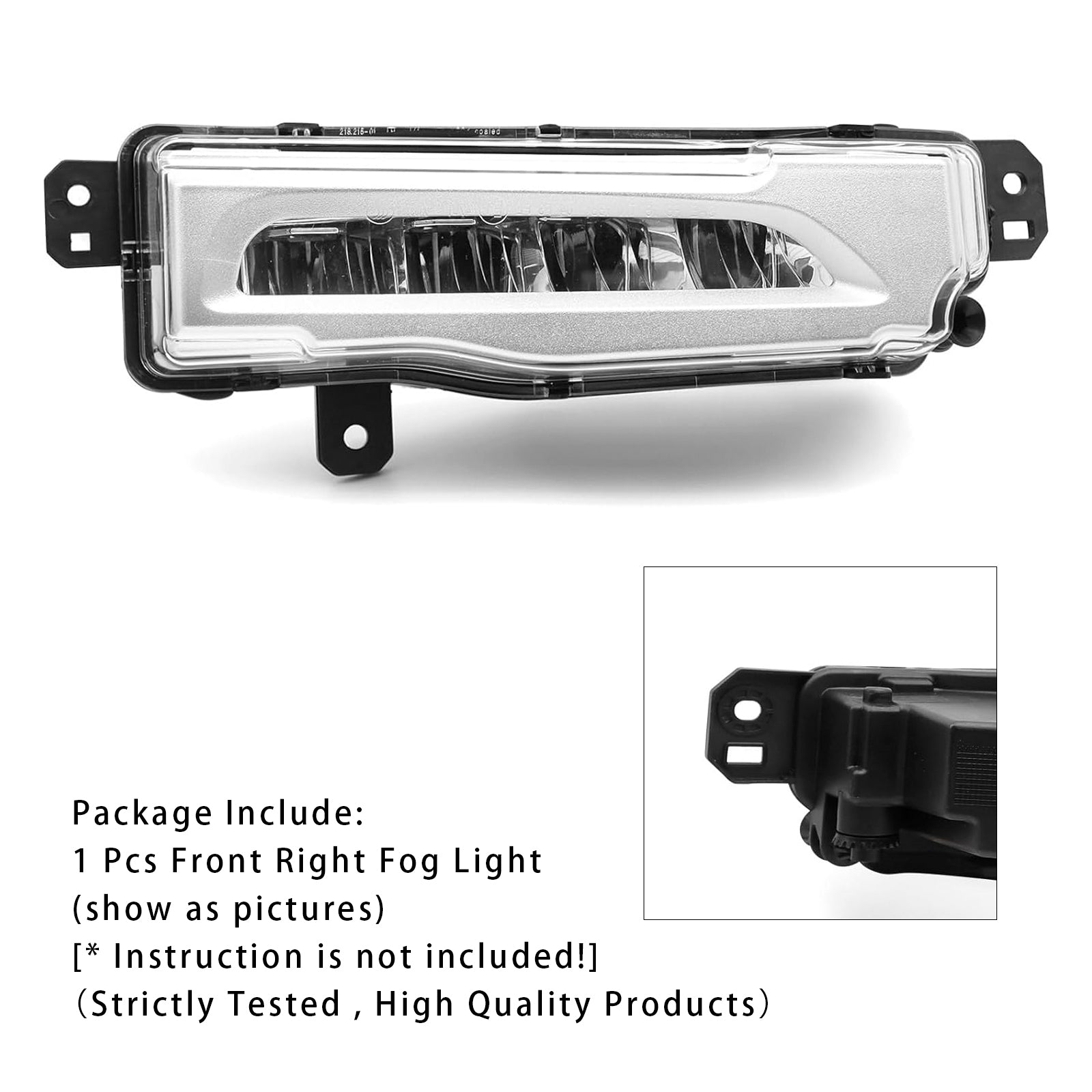 2018-2022 BMW X5 G05 1 Pcs LED Front Right Fog Light 63177406366