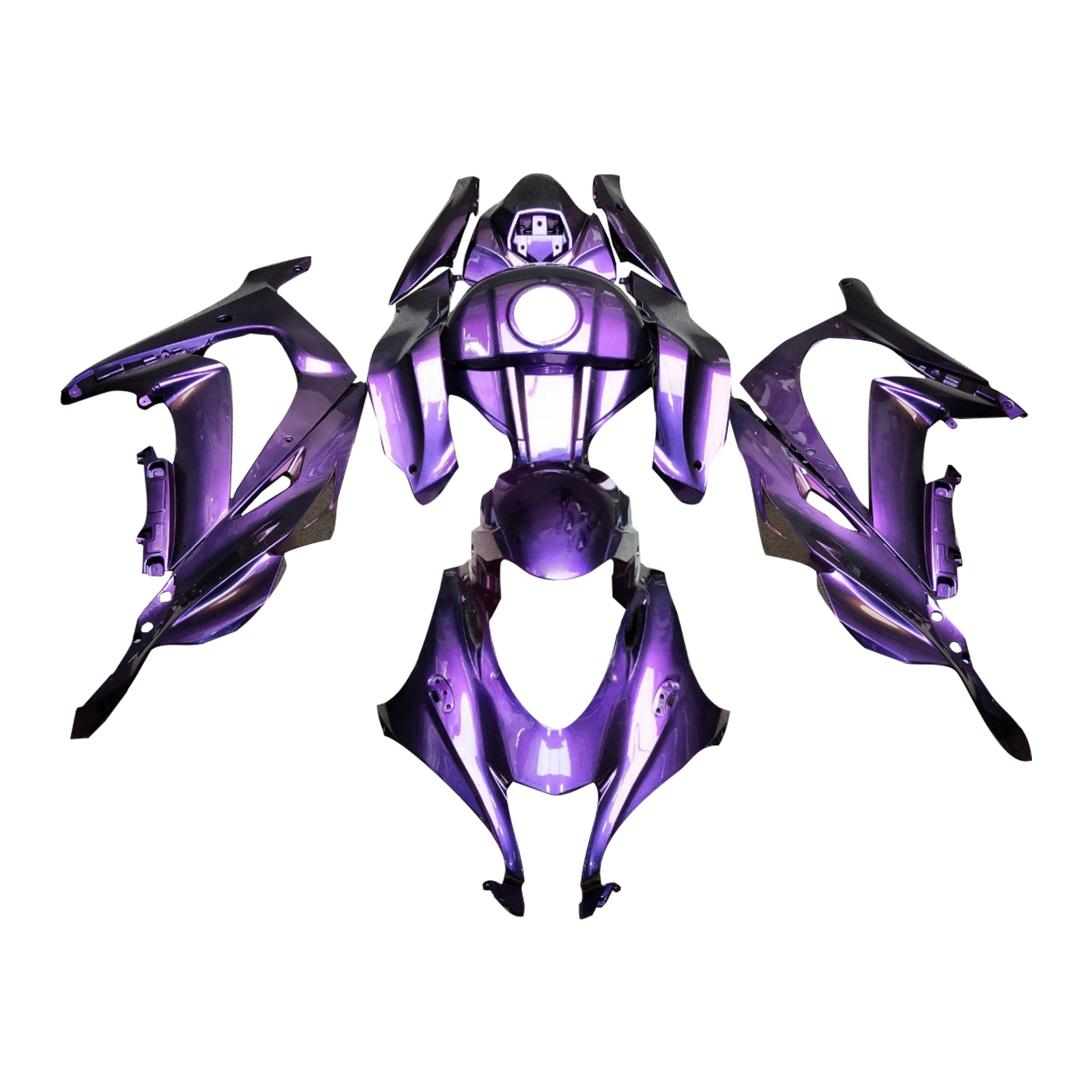 Injection Fairing Kit Bodywork Plastic ABS fit For Kawasaki ZX10R 2016-2020