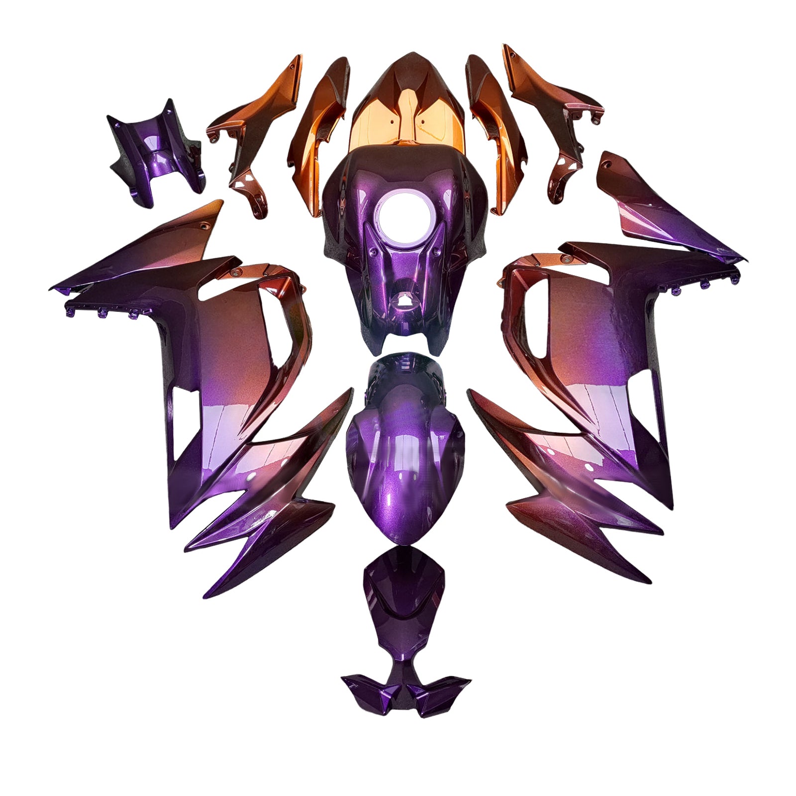 Kit de carenagem de injeção ABS ABS para Kawasaki ER-6F Ninja650 2020-2025