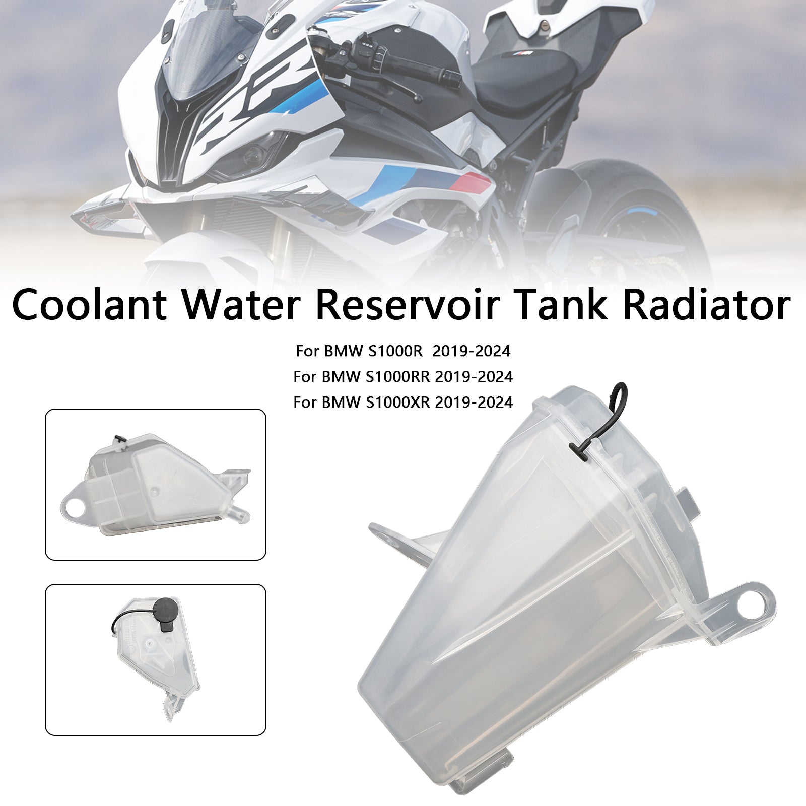 2019-2024 BMW S1000R Kylvätska Vattenbehållare Tank Radiator