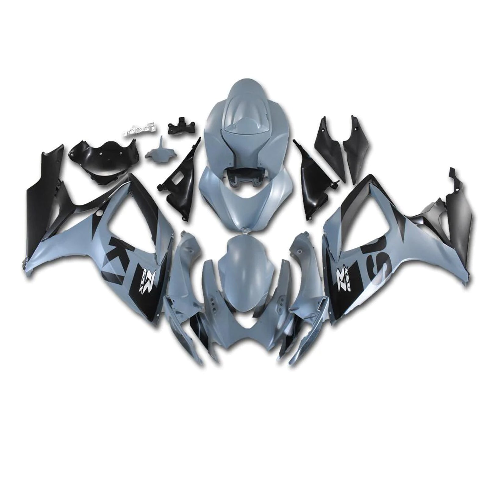 2006-2007 Suzuki GSXR 600/750 K6 Injeksjon Fairing Kit Bodywork Plastic ABS