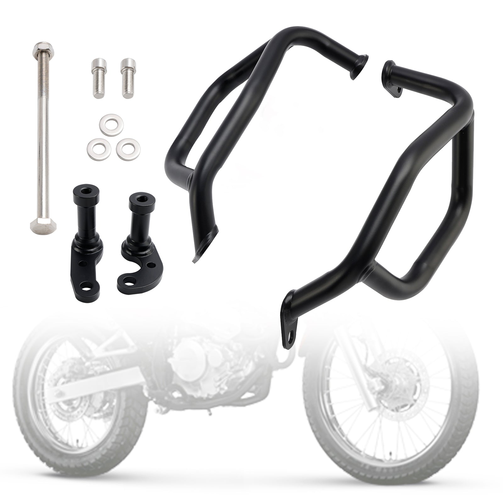 2024 Honda NX400 MOTOROVÝ OCHRANA OCHRANA RÁMU STRATENÁ STRIEBA STRIEBA