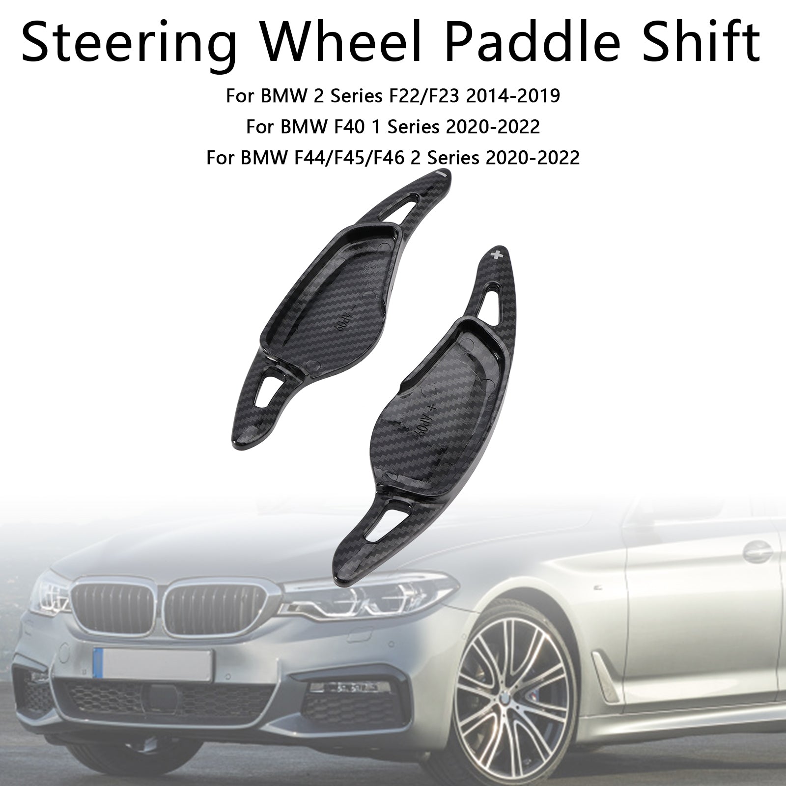Carbon Look Stuurwiel Paddle Shifter Fit BMW 3 4 5 G20 G22 G30 2018+