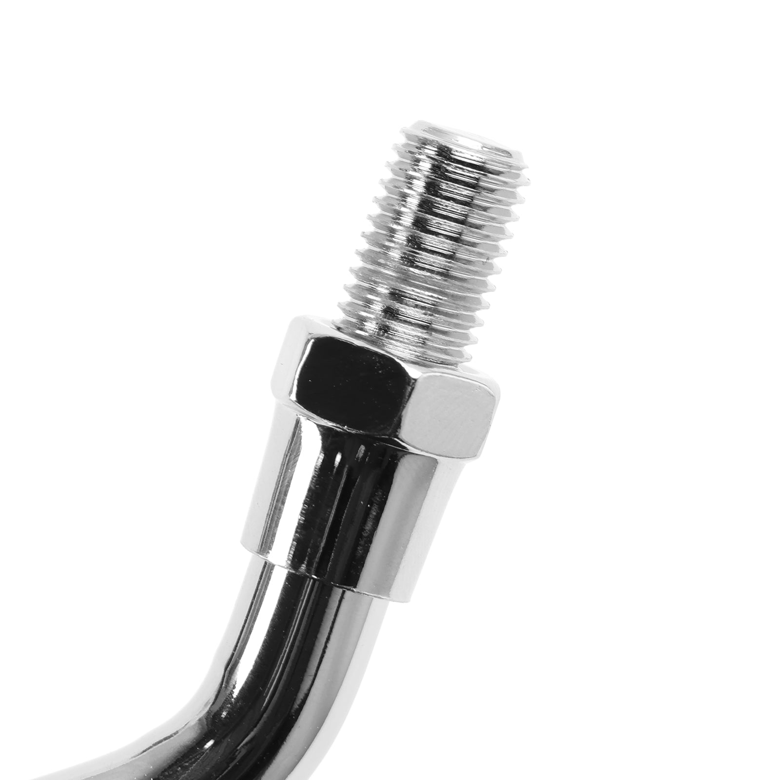 4" Rétroviseur rond chromé classique de petite taille, homologué M10, pour motos japonaises