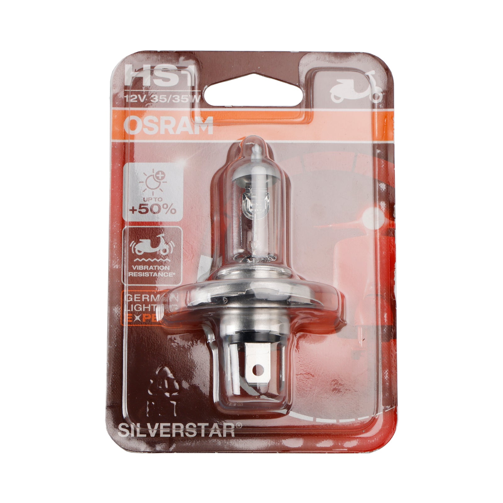 Motocyklová lampa Silverstar HS1 64185SVS PX43T 12V 35/35W pre Osram