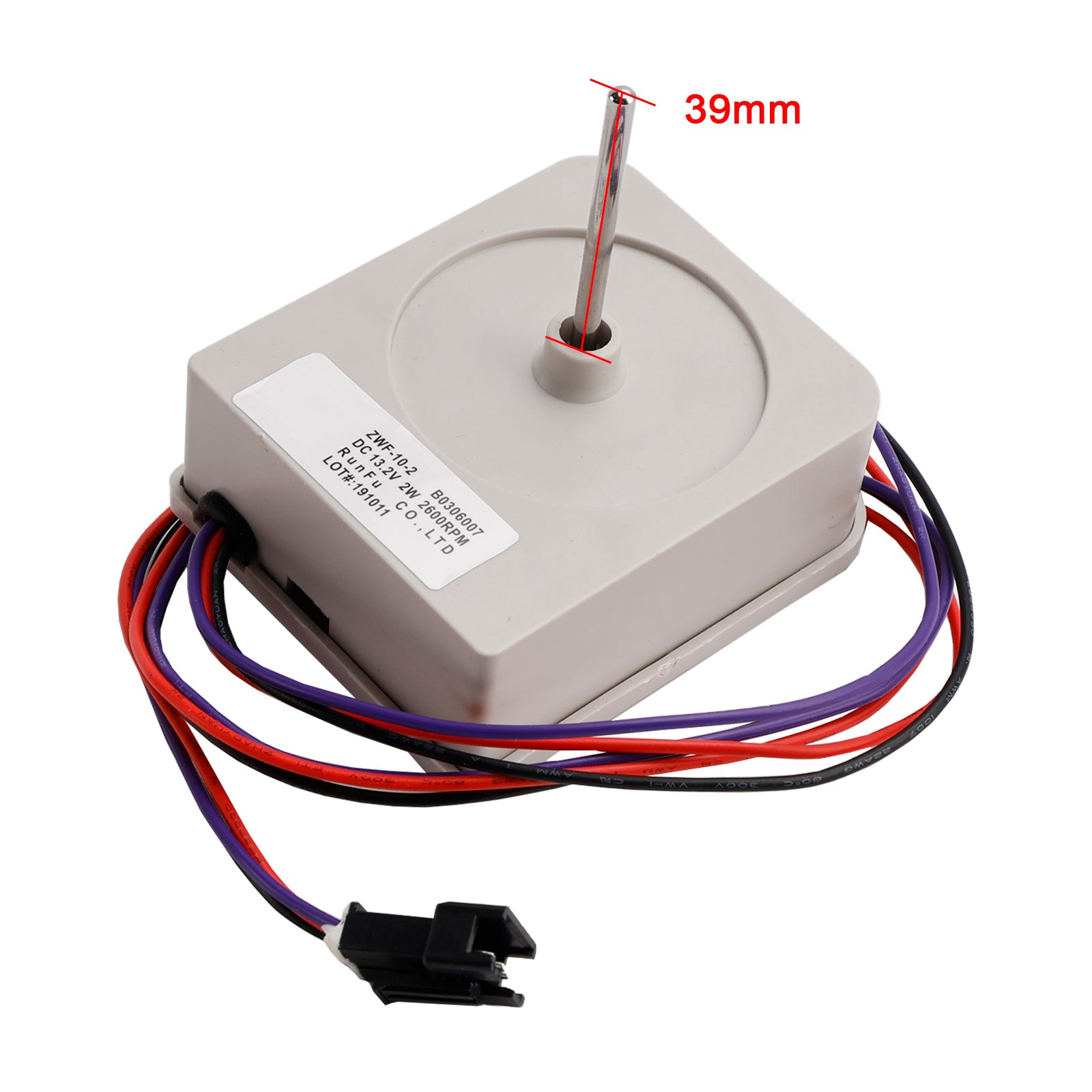 ZWF-10-2 B03081032 Förångarfläktmotor för MeiLing & Ronshen dubbeldörr