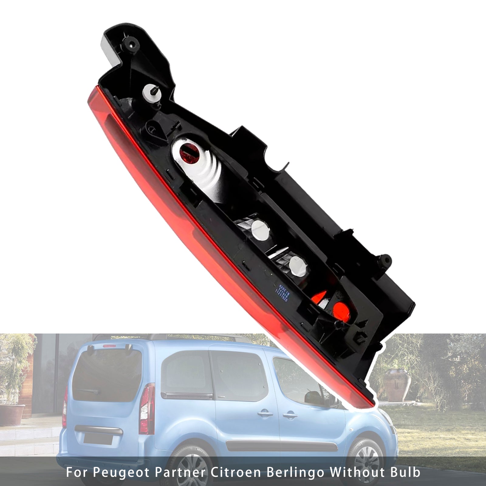 3/2012-2018 Citroen Berlingo MK2 Van (Zadné zvislé dvere modely) Zostava zadného svetla pravého chvosta 9677205080