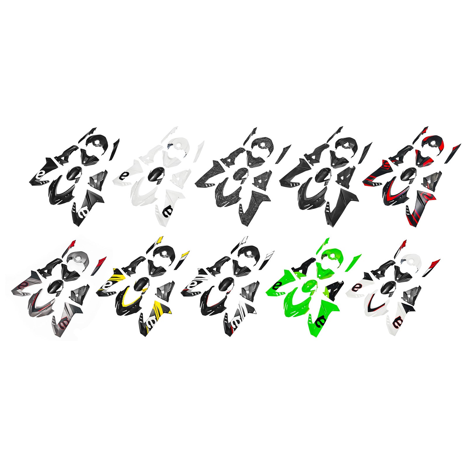 Injectie ABS kunststof carrosseriekuipset voor Aprilia RS457 2024-2025