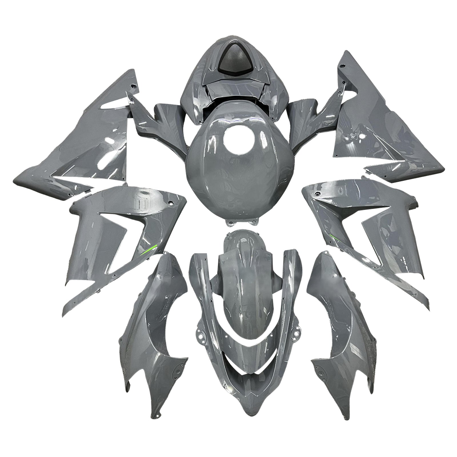 Injectiekuipset carrosserie kunststof ABS geschikt voor Kawasaki ZX10R 2004-2005