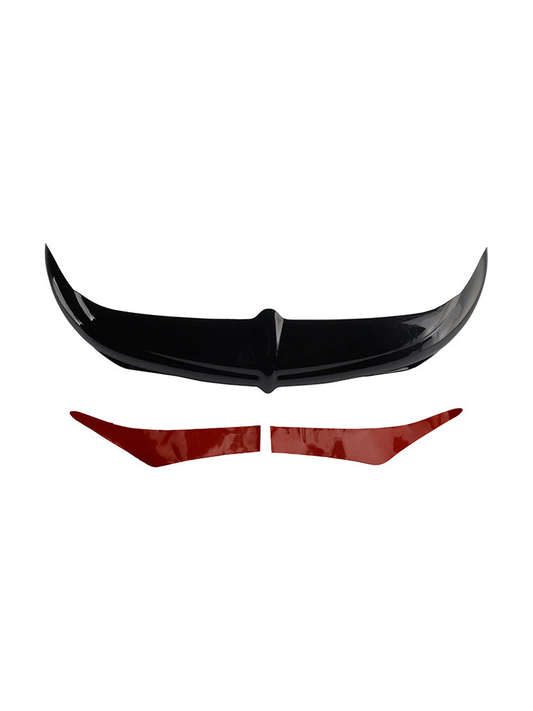 Bat Brow Batwing Fairing Accent Trim For Electra Street Glides Trikes 96-13