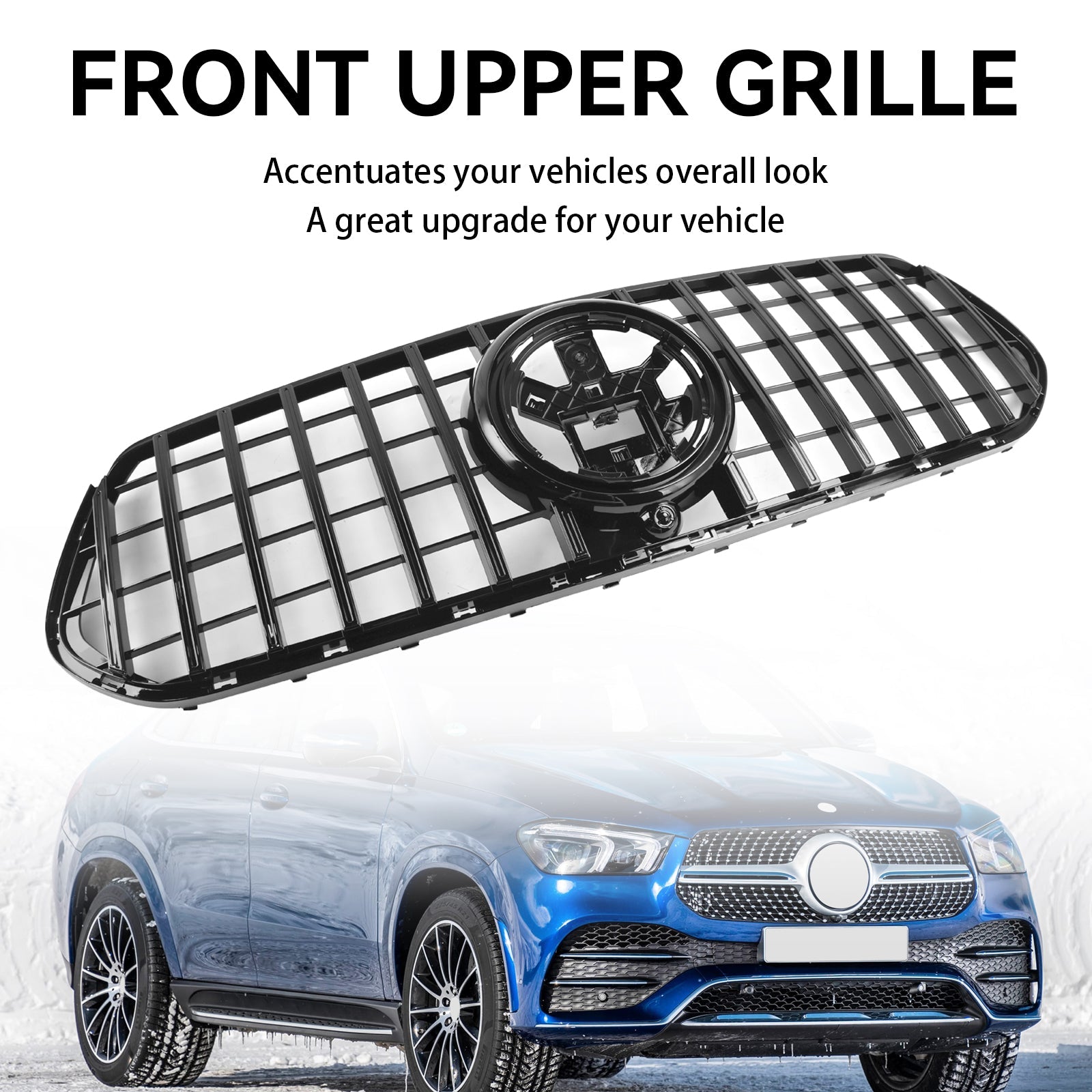 Calandre avant noire brillante Mercedes-Benz GLE Coupé C167 pré-lifting 2020-2023