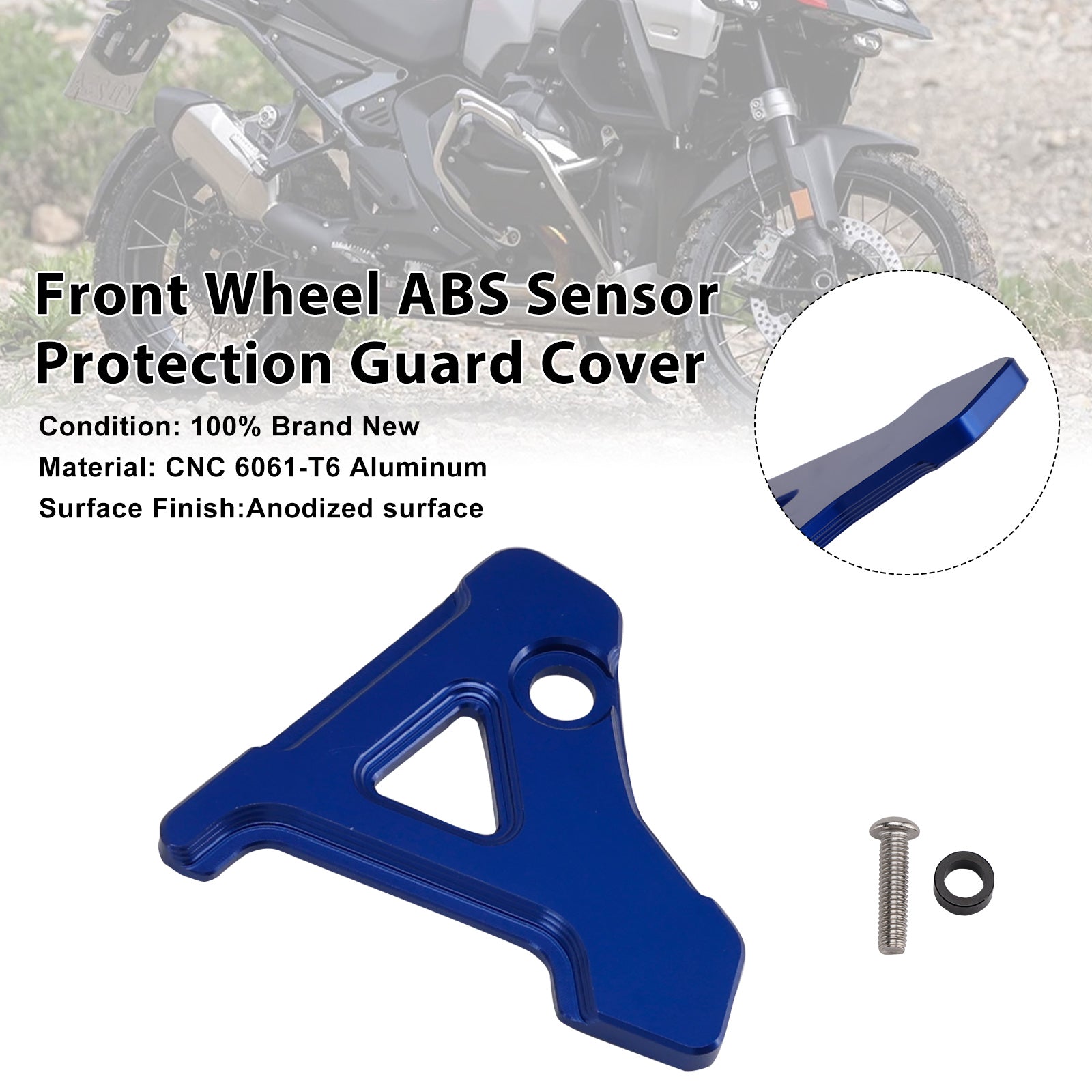 Garde de Protection de capteur ABS de roue avant pour BMW R1300GS/ADV 23-25