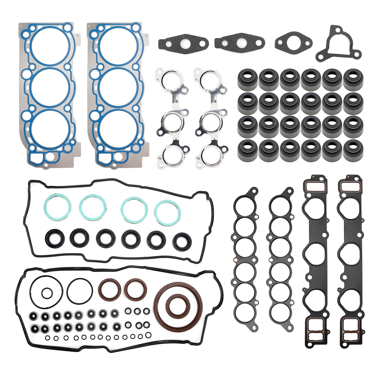 1996–2004 Toyota Land Cruiser Prado 5VZ-FE Kit de juntas de revisión del motor 04111-62130