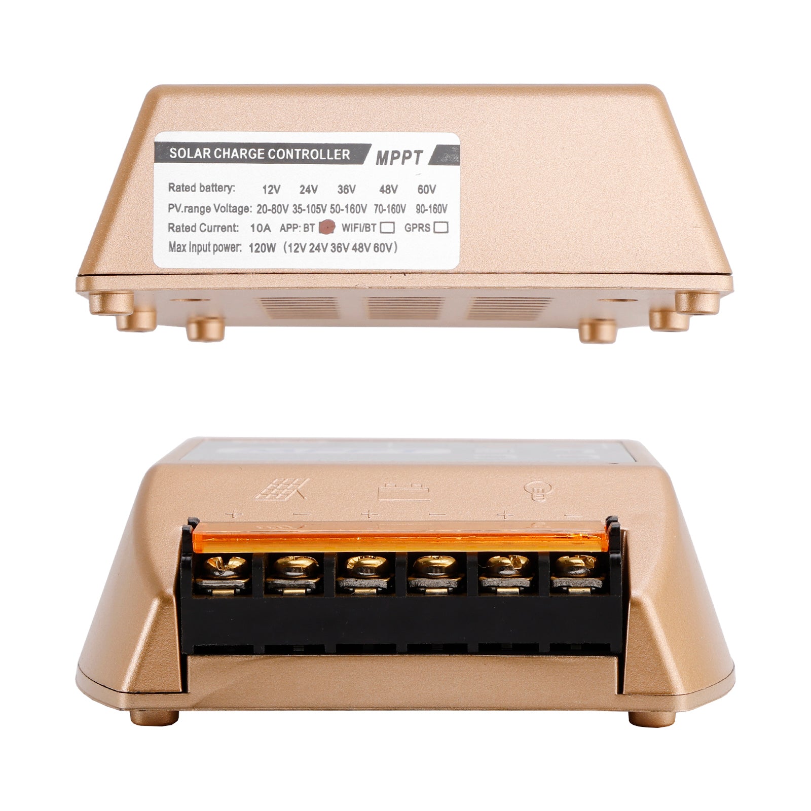 10A/20A/30A Boost MPPT-zonnecontroller 24V36V48V60V72V Mobiele APP Smart Control