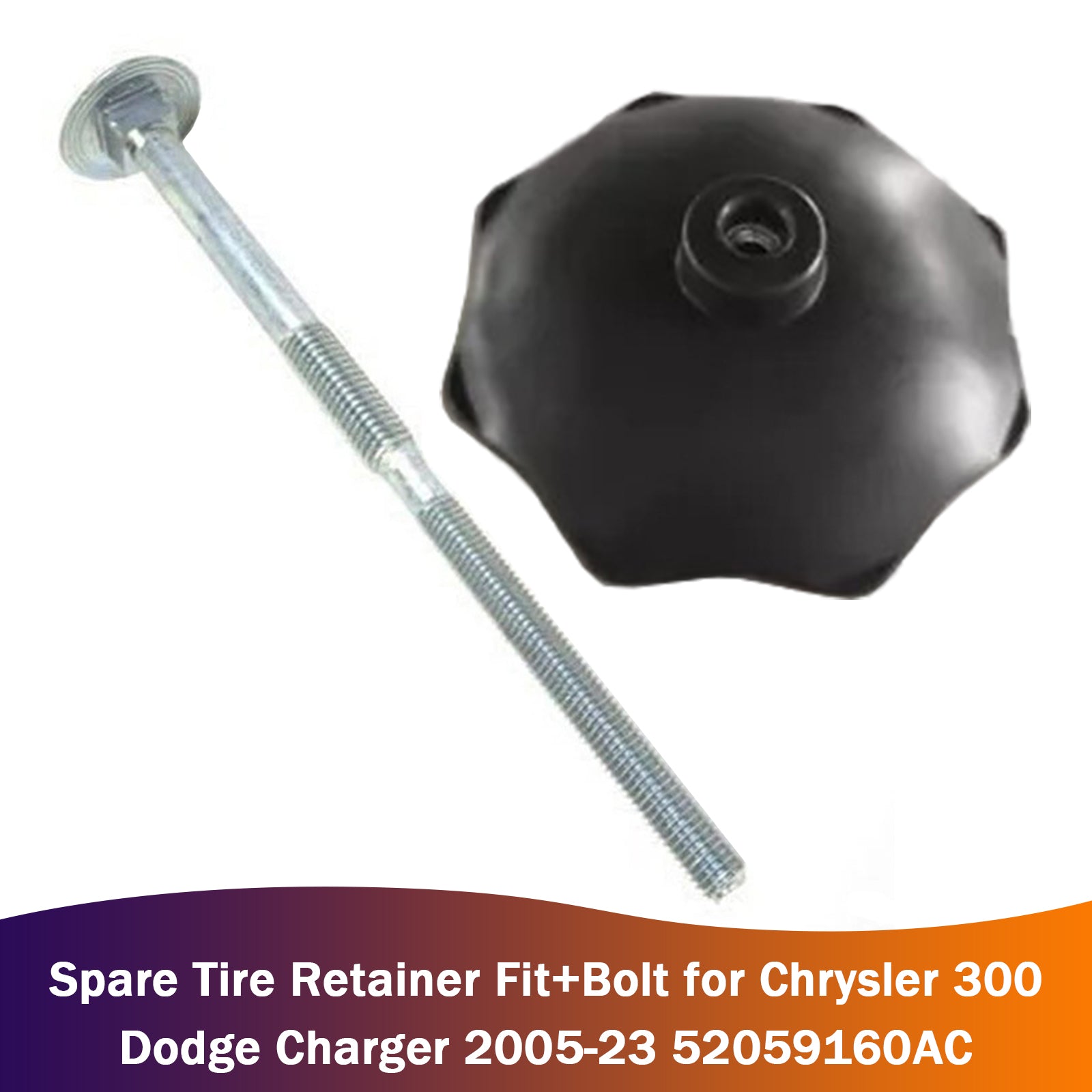Retenue de pneu de secours + boulon pour Chrysler 300 Dodge Charger 2005-23 52059160AC