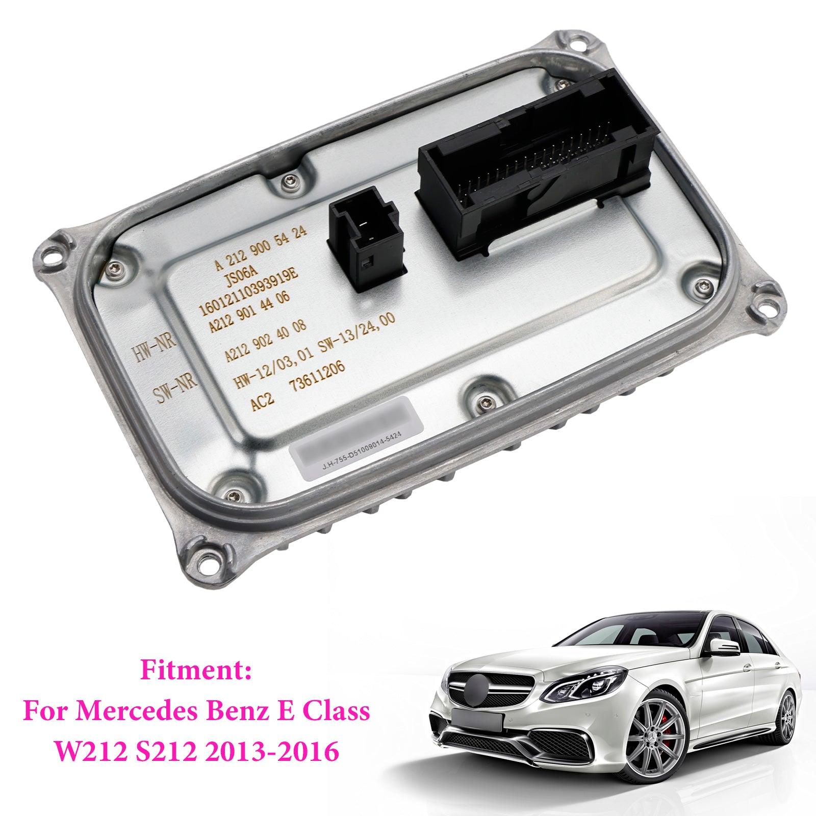 Mercedes-Benz 2013-2016 W212Module de commande de ballast de phare /S212 A2129005424