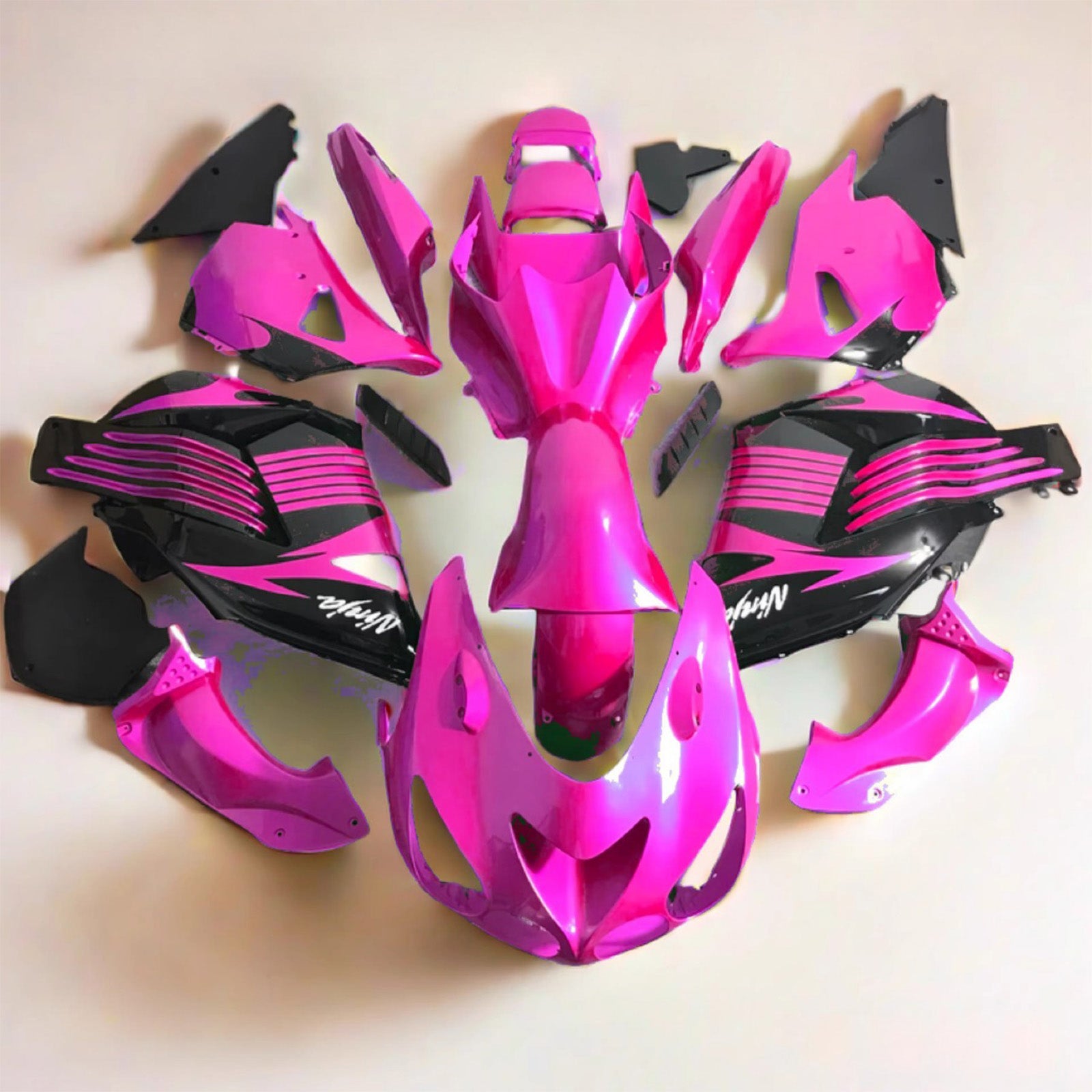 Injection Fairing Kit Bodywork fit For Kawasaki ZX14R ZZR1400 2006-2011