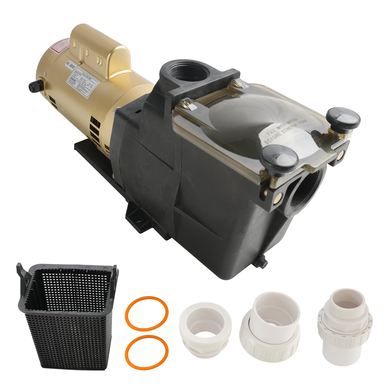 W3Pompe de piscine Super Pump SP2607X10 1 CV à vitesse unique 115/230 V