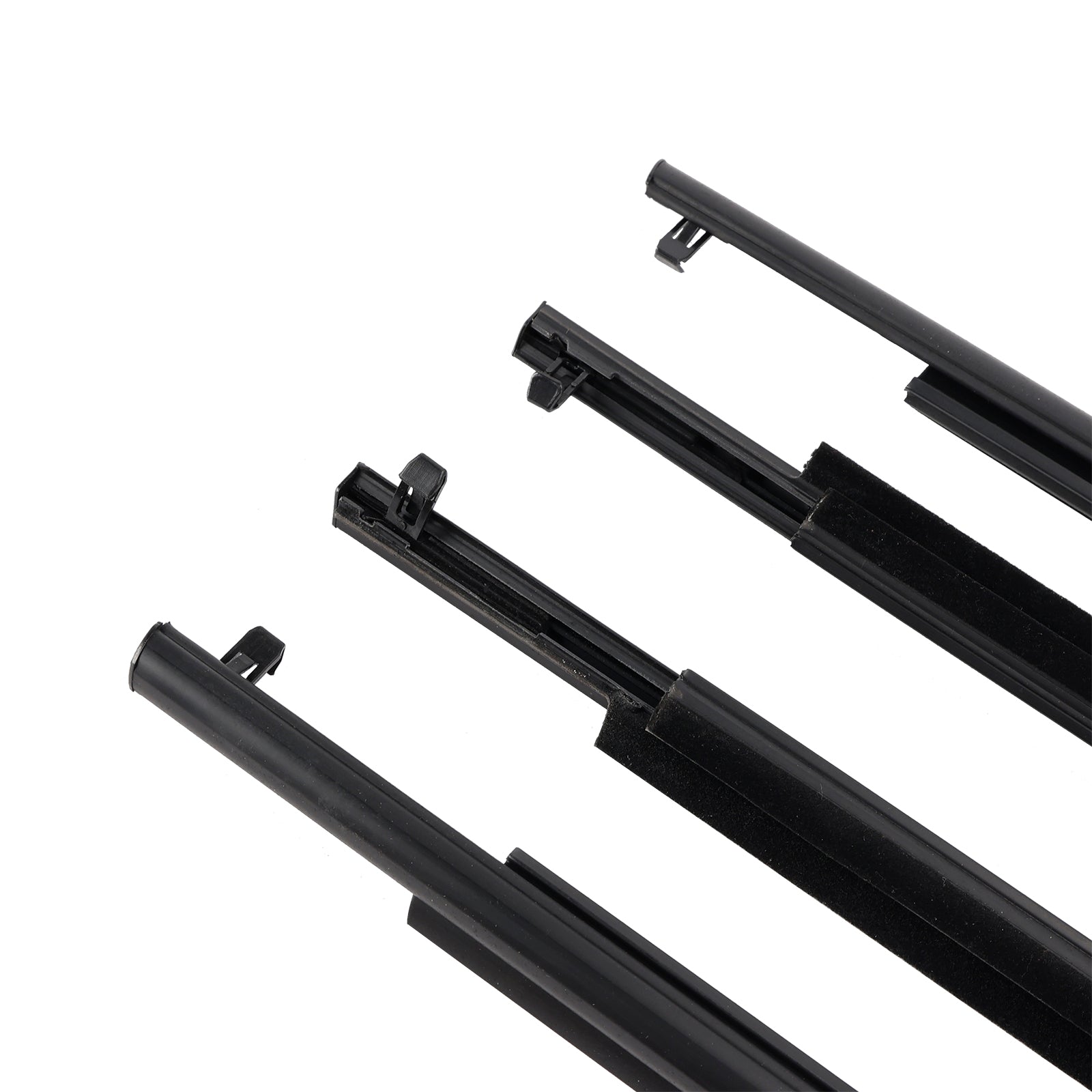 2010-2015 Toyota Prius 4st Dörrglasbälte yttre gjutning Weatherstrip