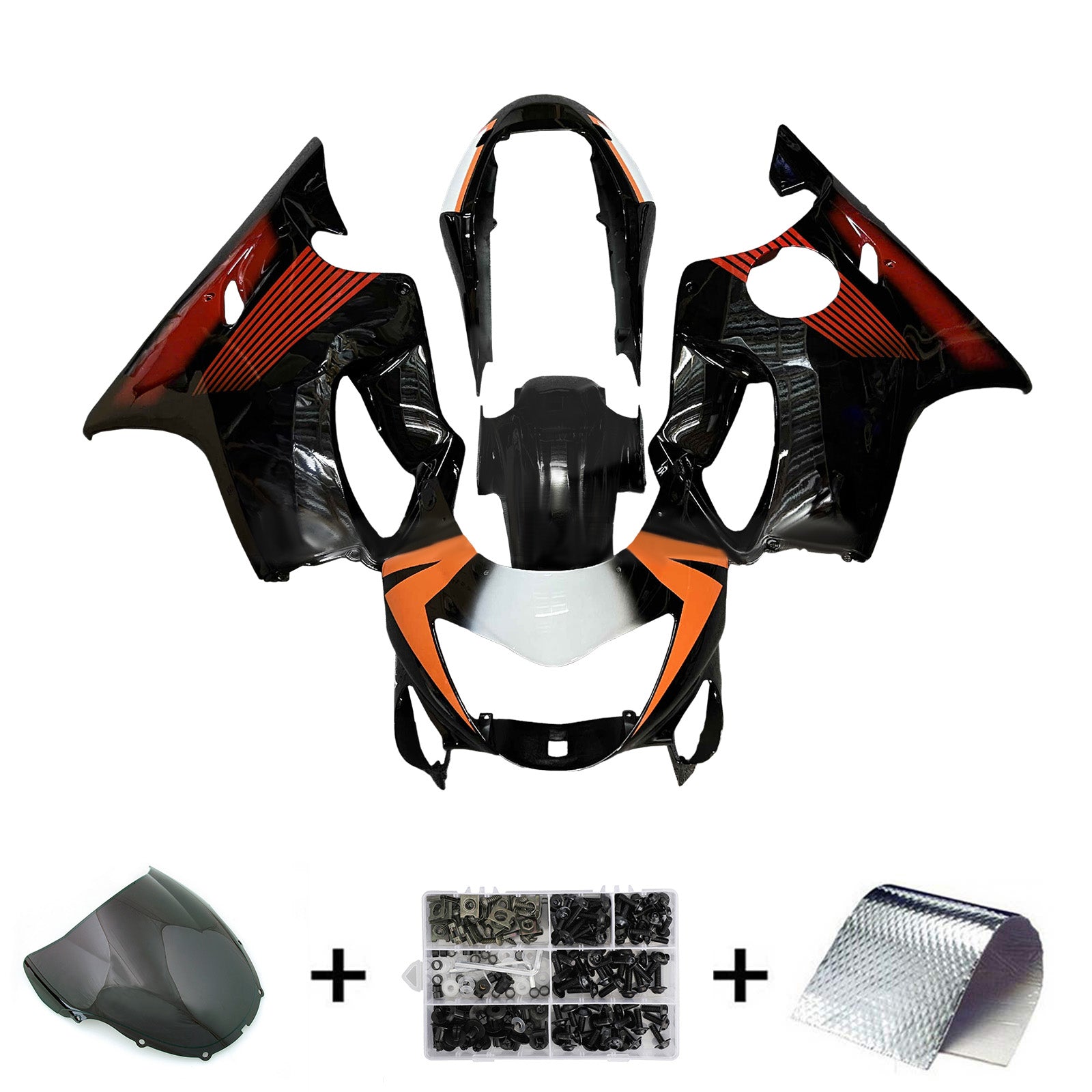 Injectiekuipset carrosserie kunststof ABS voor Honda CBR600 F4 1999-2000