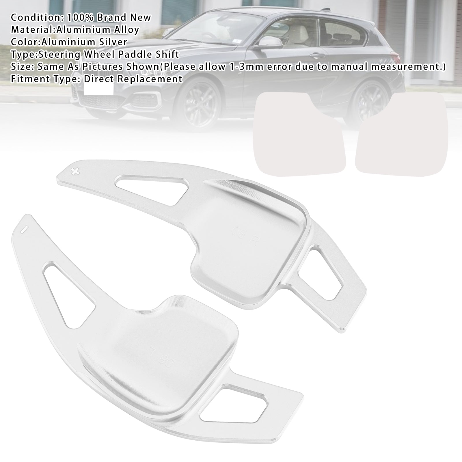 Extensiones de palanca de cambios del volante para BMW F22 F23 X1 X6