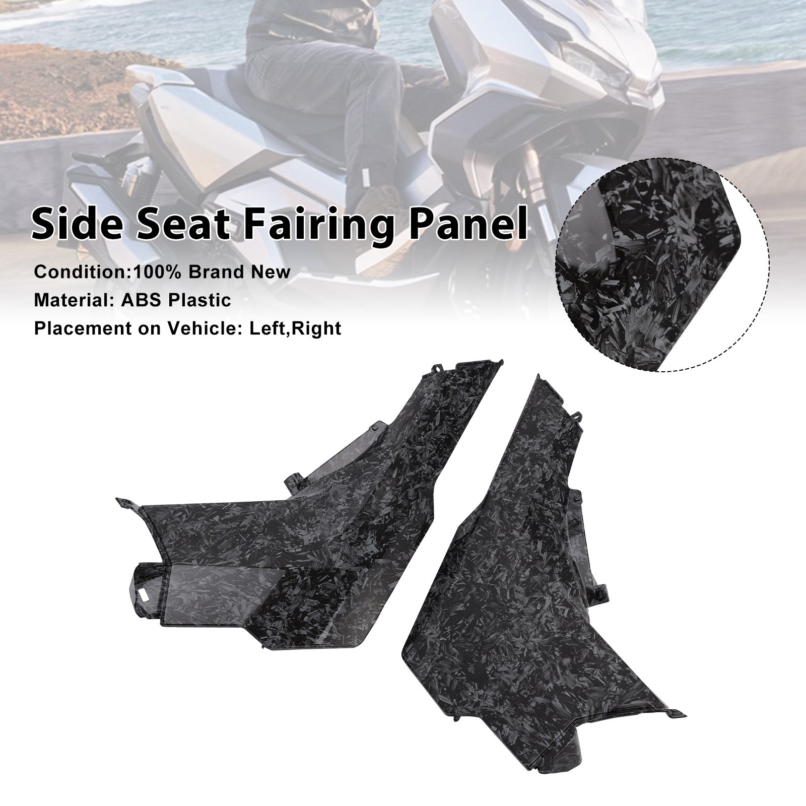 2022-2025 Honda ADV 350 Seat Side Cover Panel Fairing Cowl