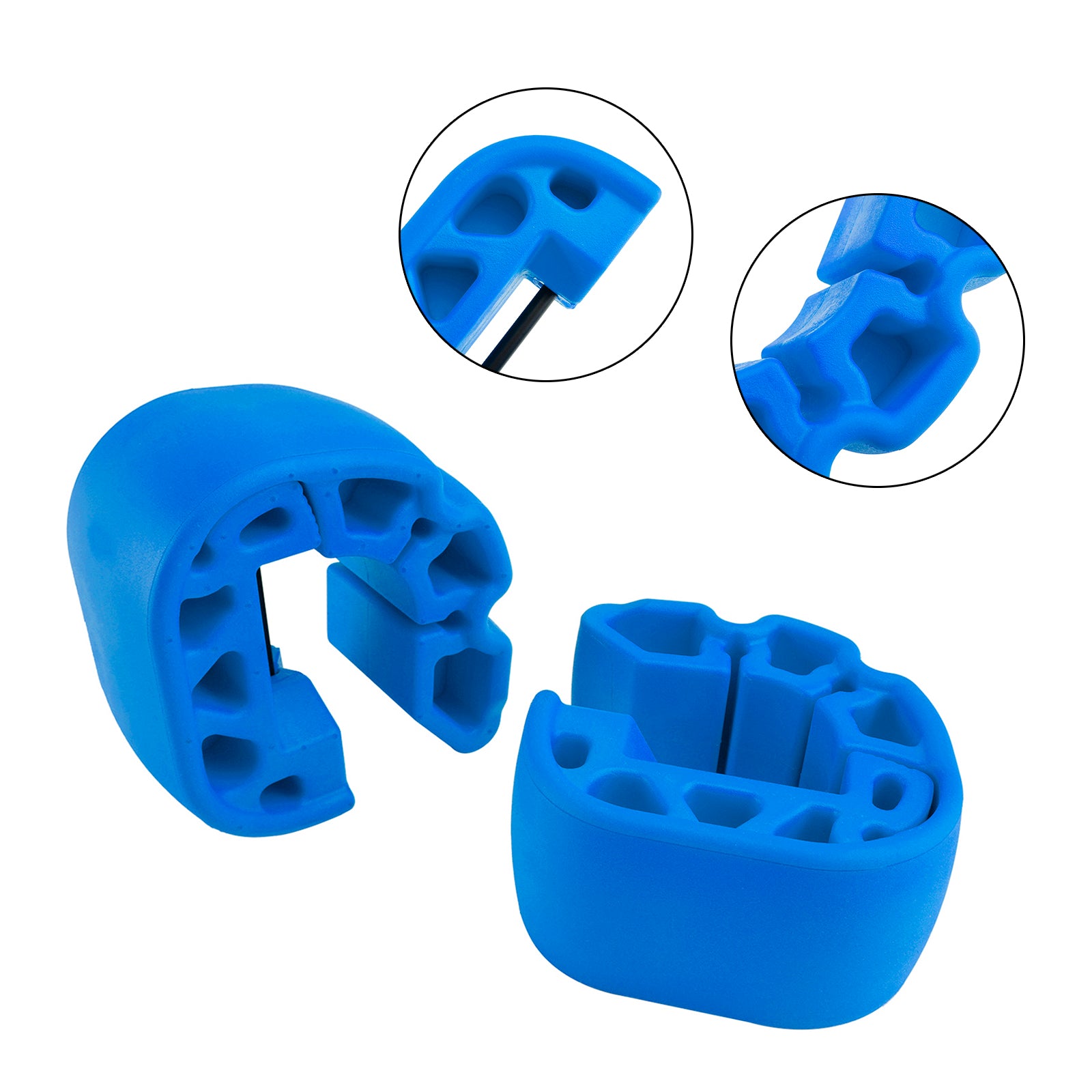 Snap-In Fenders Bumper Anti Crash Buffer 295100418 Blue For Sea-Doo Gtx Spark