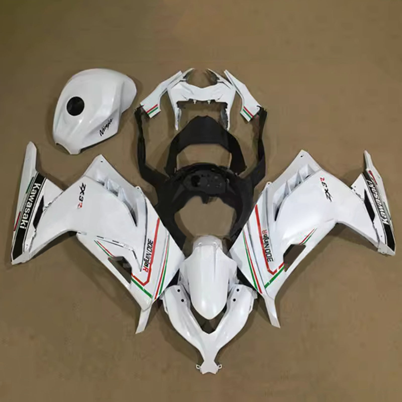 Kit carena iniezione carrozzeria in plastica ABS adatta per Kawasaki EX300 Ninja 300 2013-2024