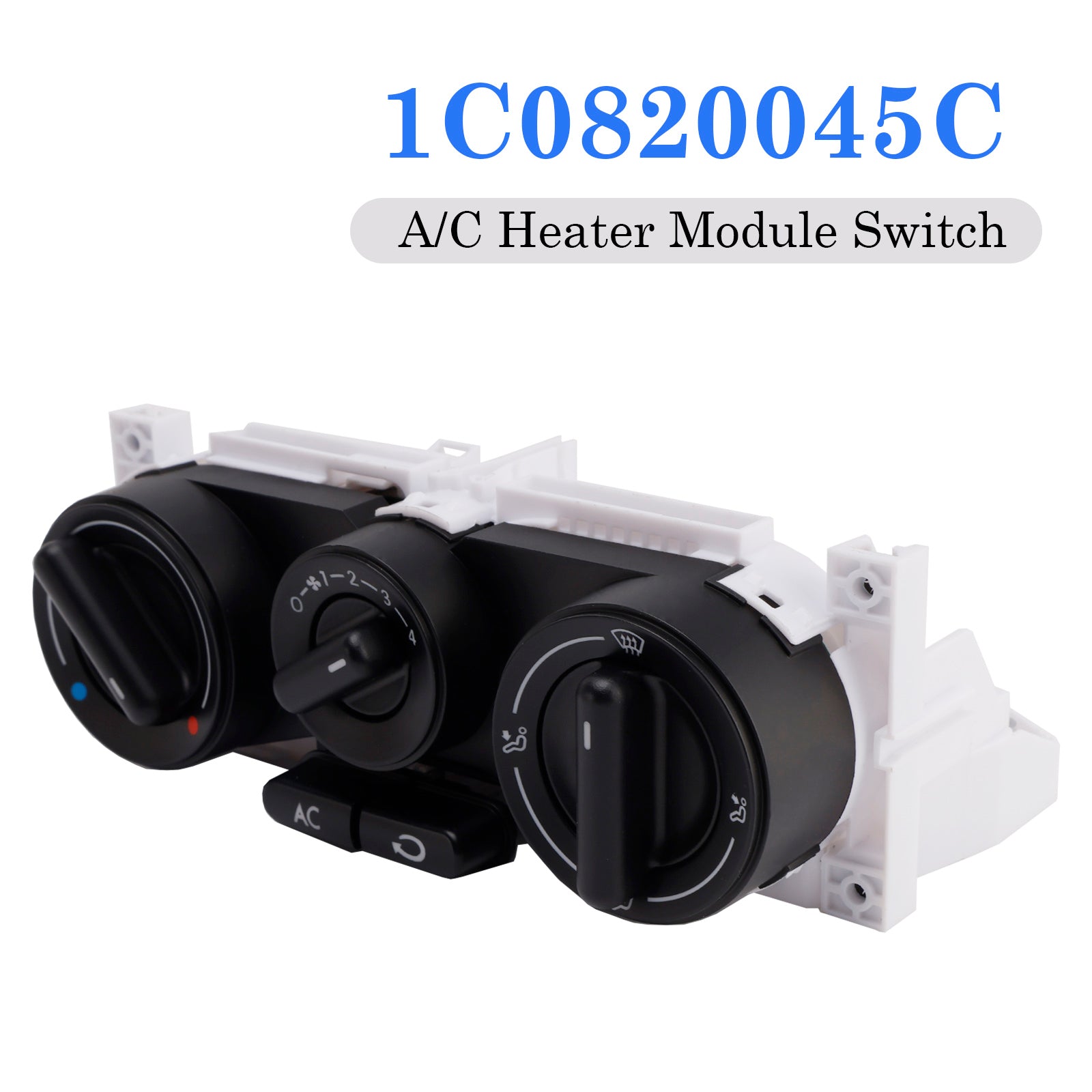 1C0820045C A/C Panel de control del calentador Interruptor del módulo de control de climatización para VW Beetle