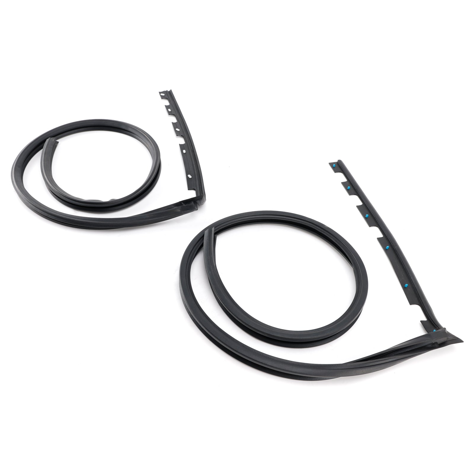 Left+Right Door Sub Seal Set Rubber For Honda 3D CIVIC 1996-2000 EK9 EK2-3 EK4