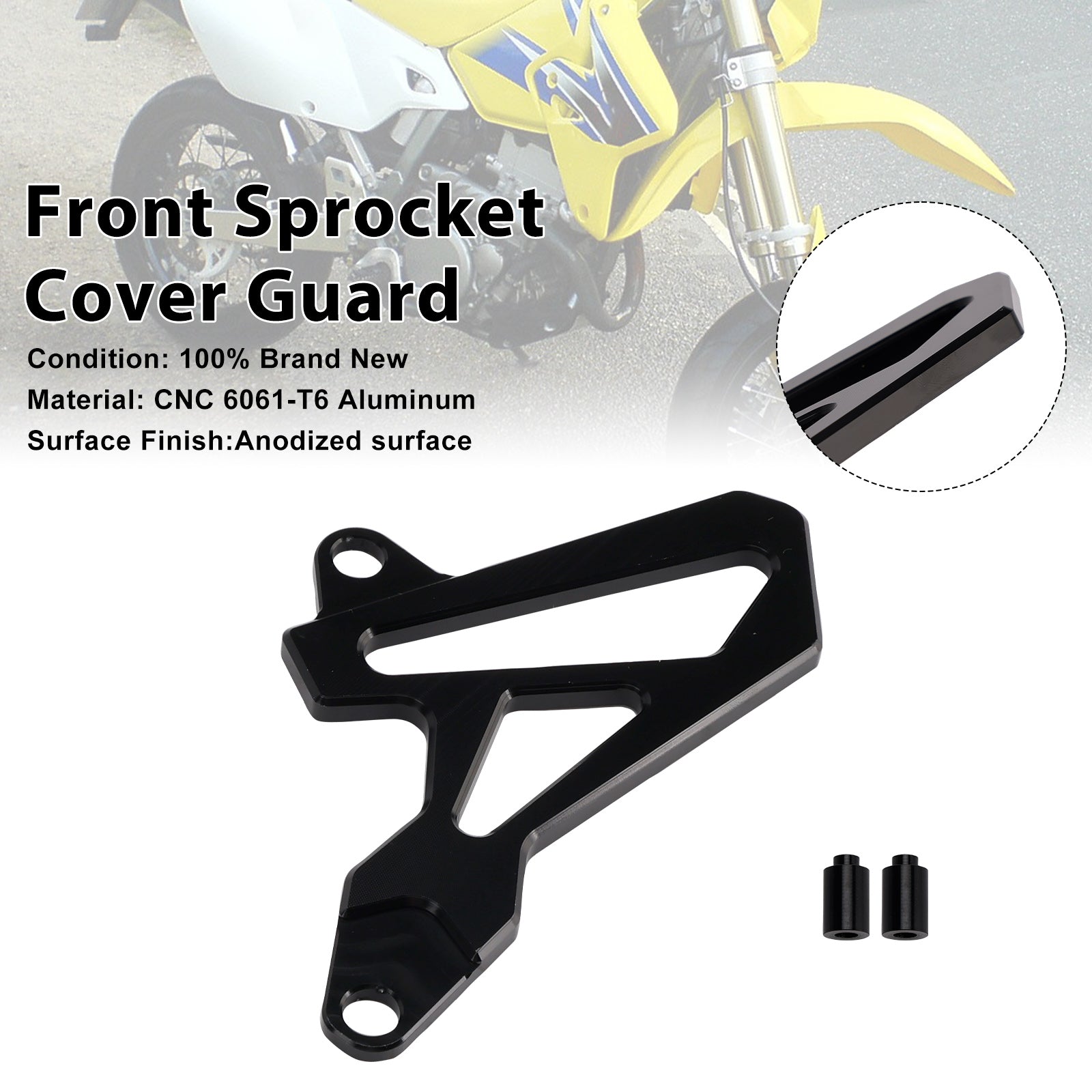 Front Sprocket Cover Guard For Suzuki DR-Z400SM 2000-2024 DRZ400/S/E